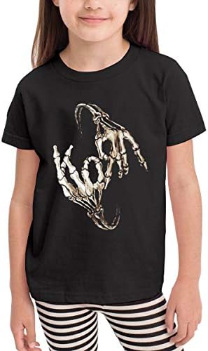 ROWANJEFFERS Cotton Korn Boys Girls T Shirts Teenager Cool Tee Shirt Black