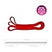 THE X BANDS Long Resistance Bands - Extra Strong for Squats, Booty Workouts & Pull-ups - 30 Lb Red