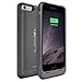 UNU Aero Series 3000mAh Wireless External Juice Power Bank Case with Charging Pad for iPhone 6S / 6 - Black
