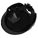 Fdit Pet Dog Helmet Cap Hat ABS Plastic Motorcycle Helmet Bicycle Riding Cap Hat ABS Plastic for Pet Dog(Black)
