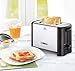 Maier Premium Compact Ultra Efficient 18/10 Stainless Steel 2 Slice Toaster with Long Lasting Heat Element – Perfect Toast Every Time
