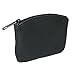 CTM® Leather Credit Card Pouch and Coin Holder, Black