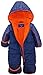 iXtreme Baby Boys Plaid Expedition Puffer Winter Snowsuit Pram, Navy, 24 Months