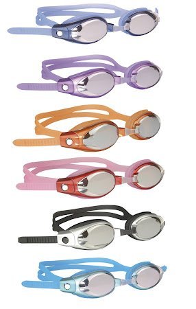 Mirror Hudora 76237 Swimming Goggles Orange orange