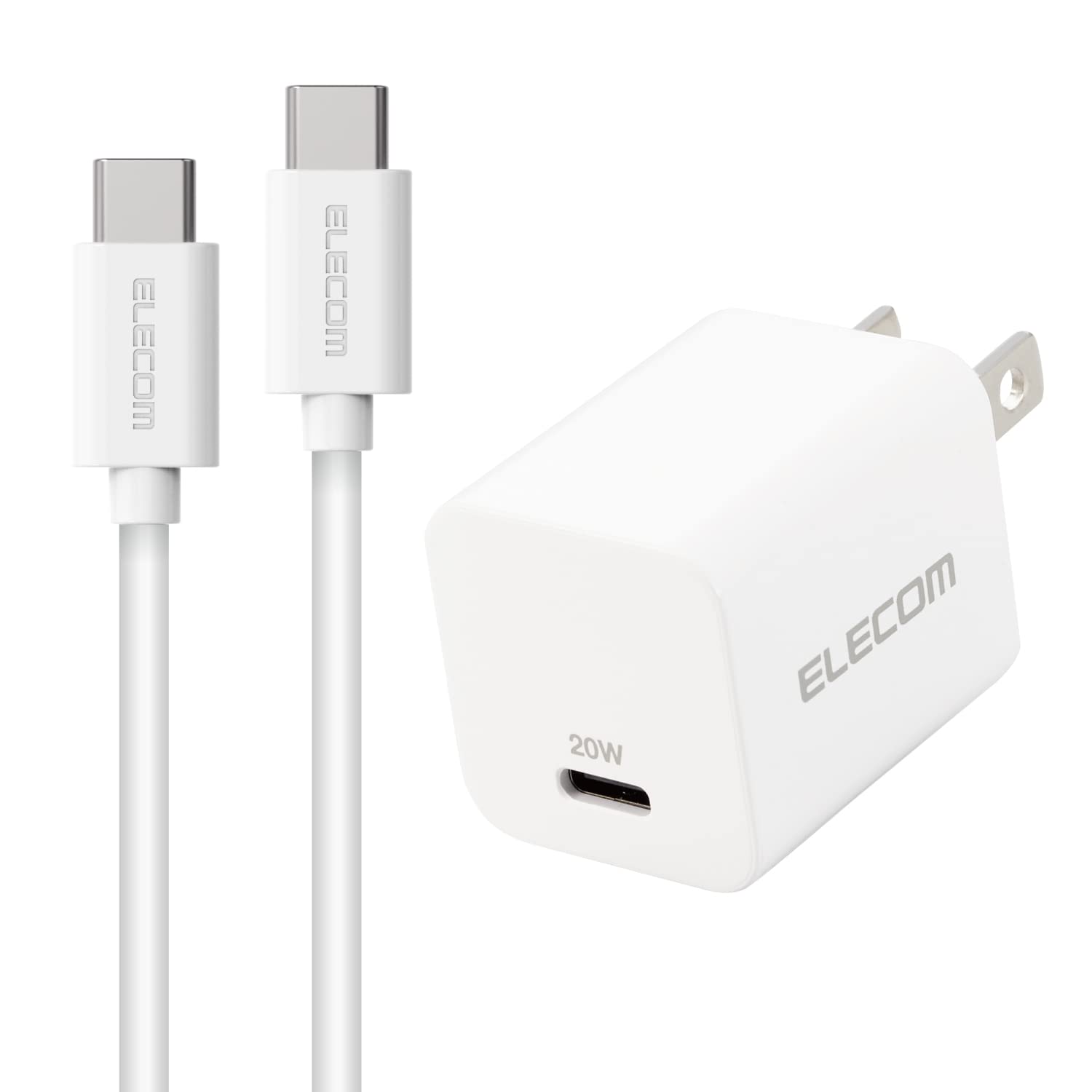 ELECOM EC-AC17WH USB Power Delivery 20W AC充電器 エレコムの商品画像