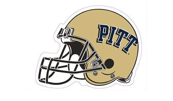 5 Inch Pitt Football Helmet Logo Decal 