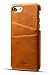 Leather iPhone Case for iPhone 7 | iPhone 8 Case | Compatible with iPhone SE 2020 Wallet iPhone Case | Slim Leather Credit Card Holder