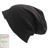 Gellwhu Unisex Baggy Thin Hip-hop Soft Stretch Knit Slouchy Beanie Hat Skull Cap