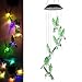 LED Solar Hummingbird Wind Chime Light,Outdoor Waterproof Multi-Color Solar Powered Mobile Wind Spinner String Light for Home Party Night Garden Decoration