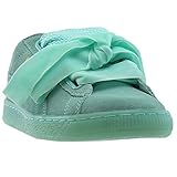 PUMA Women's Suede Heart Reset WN'S Fashion Sneaker, Aruba Blue-Aruba Blue, 7.5 M US