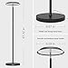 Floor lamp, Lamps For Living Room, LED Dimmable Modern Tall Standing Pole Light, TECKIN Touch Control Reading Light for Bedrooms Offices,3000K Warm White, 20W, Black