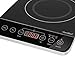 VonShef Portable Digital Electric Induction Countertop Cooktop Burner Hob - Black