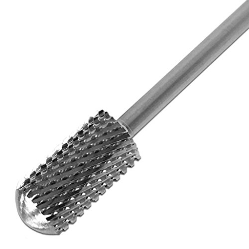 Pana Brand Professional SILVER C (COARSE)Smooth Round Top Large Dome Top Barrel Carbide Bit 3/32" Shank Size