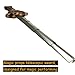 KierHunter Retractable Sword, Tai Chi Kung Fu Martial Arts Magic Sword for Exercises Performance Halloween (Bronze, Heavy)