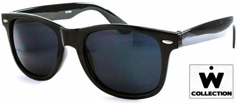 Daylee Naturals Classic Black 80's Style Sunglasses Uv400