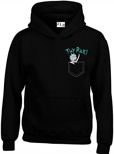 JLB Print Tiny Rick US Comedy Animation Inspired Premium Quality Unisex Hoodies for Men, Women and Teens