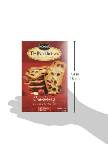 Nonni's, Cranberry Thin addictives, 4.4 Ounce