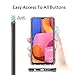 QHOHQ Case for Galaxy A20S, Transparent Ultra Slim Thin Soft Silicone TPU Anti-Fall Case for Samsung Galaxy A20S (Clear)
