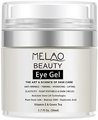 Eye Gel for Dark Circles, Eye Moisturizer Cream for Puffiness, Wrinkles and Eye Bags, Effective Anti-Aging Eye Gel for Under and Around Eyes