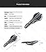 A-Tonershz PU Leather Bicycle Saddle Comfortable MTB Cycling Front Seat Mountain Bike Saddle Seat Cushion Bicycle Parts Accessoriesthumb 3