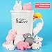 Mochi Squishy Toys, Dreampark Mini Squishies Cat 25 Pcs Mochi Animals Relief Stress Toys Squishy Panda Stretchy Toy Kawaii Squishies Squeeze Toys for Children Adults