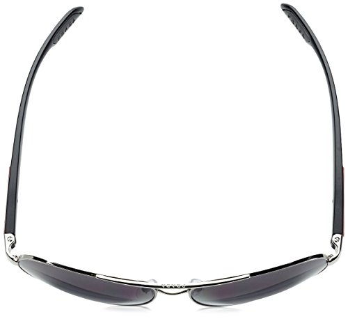 Prada Linea Rossa Lifestyle PS 53PS 1BC5W1 Steel Metal Aviator Sunglasses Grey Gradient Polarized Lens - Image 5
