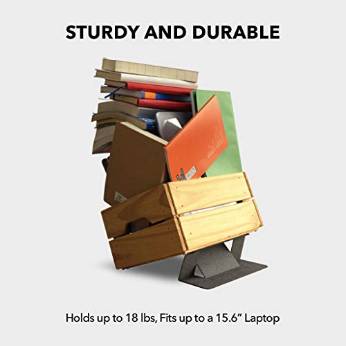 MOFT Laptop Stand, Invisible Lightweight Laptop Computer Stand, Compatible with MacBook, Air, Pro, Tablets and Laptops up to 15.6”, Patented (Silvery) - Thumbnail 2