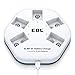 EBL 9V Batteries (5 Packs) 280mAh NiMH Battery with 5-Slot Battery Charger for 9V Battery