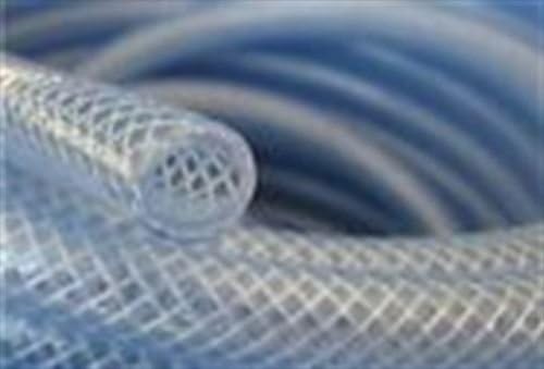 HENSITA Clear Braided Heavy Duty Hose Pipe 19mm 3/4" ID Food Grade PVC