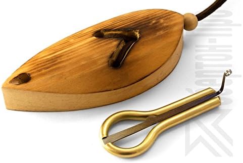 Jew's Harp by V.Potkin +"Light Leaf" Case (Altay Jaw/Mouth Harp)