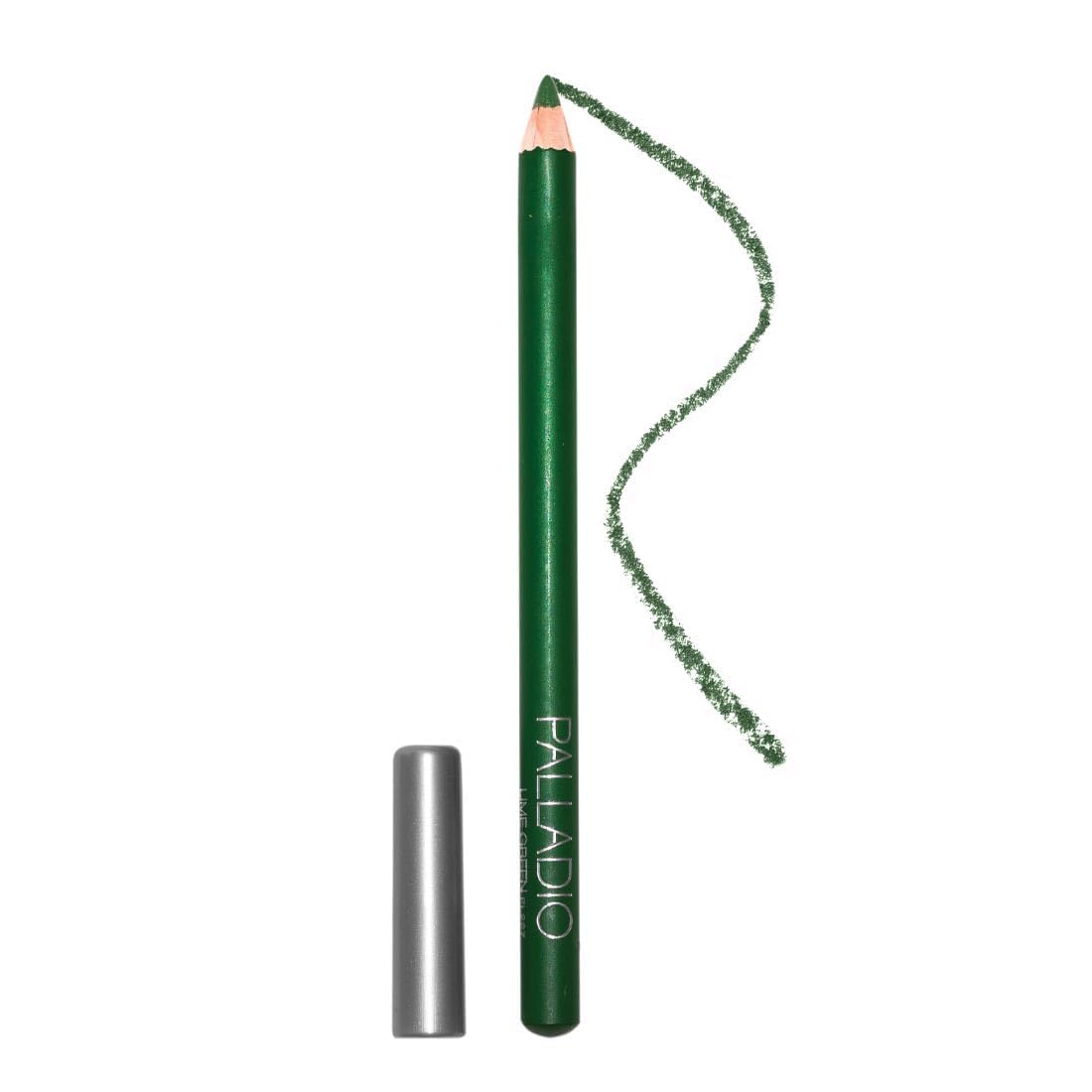 Palladio Wooden Eyeliner Pencil, Thin Pencil Shape, Easy Application, Firm yet Smooth Formula, Perfectly Outlined Eyes, Contour and Line, Long Lasting, Rich Pigment, Lime Green — image 1