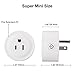 WiFi Smart Plug 2 Packs Mini Smart Outlet with Timing Function,Work with Amazon Alexa&Google Assistant IFTTT,No Hub Required,Remote Control your Appliances from Anywhere Anytime