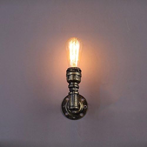 Lonfenner Retro Nostalgic Aisle Stairs Lighting Industrial Networks Water Pipes Wall Lamps Iron Spray Paint Scrub b12 * 15cm