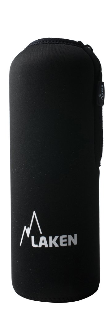 Laken Neoprene Bottle Sleeve Pouch Aluminum Water Bottle - 50oz, Black
