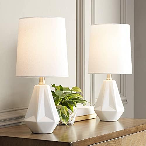 Colyn White Prism Accent Table Lamp Set Of 2 (736101840169)