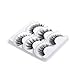 MUSELASH 3D 9 Pairs 3 Styles Faux Mink False set Natural False Eyelashes Lashes wispiese Eyelashes Soft Multi-pack Long Fluffy Dramatic Lashes Handmade………