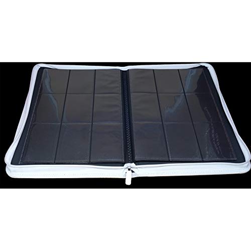docsmagic.de Pro-Player 9-Pocket Zip-Album White - 360 Card Binder - MTG - PKM - YGO