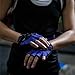Harbinger Women's Flexfit Wash and Dry Weightlifting Gloves with Padded Leather Palm (Pair) (2017 Model), Purple, Small