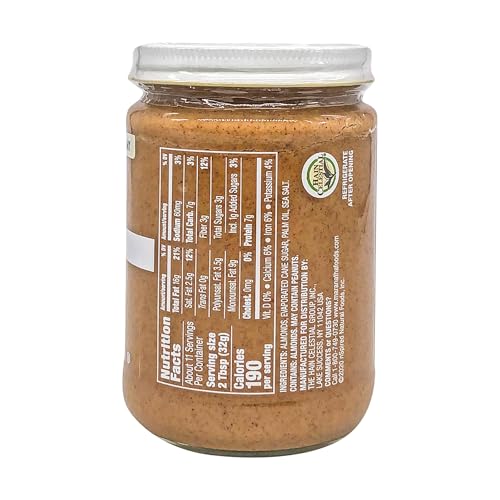 MARANATHA NATURAL CREAMY ALMOND BUTTER, NO STIR, 12 OUNCE JAR