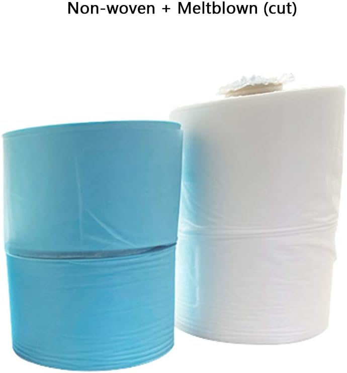 Disposable waterproof and breathable non-woven fabric, Anti-static soft and comfortable meltblown cloth, DIY semi-finished materials, non-woven fabric, nose bridge clip, elastic rope, meltblown clot