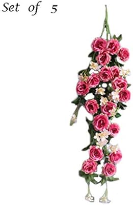 Amazon Com Yc Electronics Artificial Plants Set Of 5 130cm 51 18