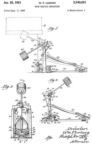 Amazon Com 1951 Bass Drum Pedal Drum Beating Mechanism