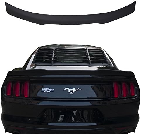 V8 GOD Rear Decklid Spoiler in Matte Black for 2015 2016 2017 2018 Ford Mustang