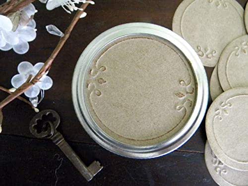 Amazon.com: Kraft Mason Jar Labels for Gifts in Jars Canning and Preserving Gifts Party Favors ...
