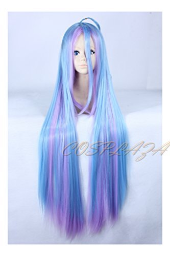 COSPLAZA Cosplay Wigs Long Blue Pink Straight Halloween Party Hair Synthetic Wig
