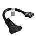 CNCT 19-Pin USB3.0 to USB2.0 Adapter Header Cable - Suitable for use with USB 2.0 Based Mother Boards from Intel - ASUS - Gigabyte - MSI (1 PC)