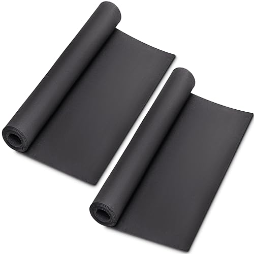 2-Pack Black Eva Foam Cosplay Sheets roll, Premium eva Craft Foam 1mm Thick, 13.5