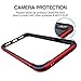 RANVOO Compatible for Apple iPhone X Hard Bumper Case with Soft TPU Inner Frame Slim Thin Red Case for iPhone X (2017)