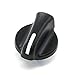 Red Hound Auto HVAC, Temperature, Fan Switch, Vent Selector Knob Exact Custom Fit 1999-2006 Compatible with Jeep Wrangler TJ Climate Adjust Black