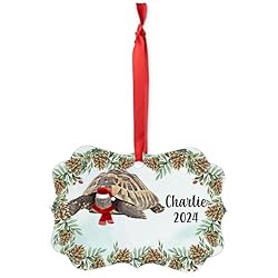 Greek Tortoise Christmas Ornament 2024